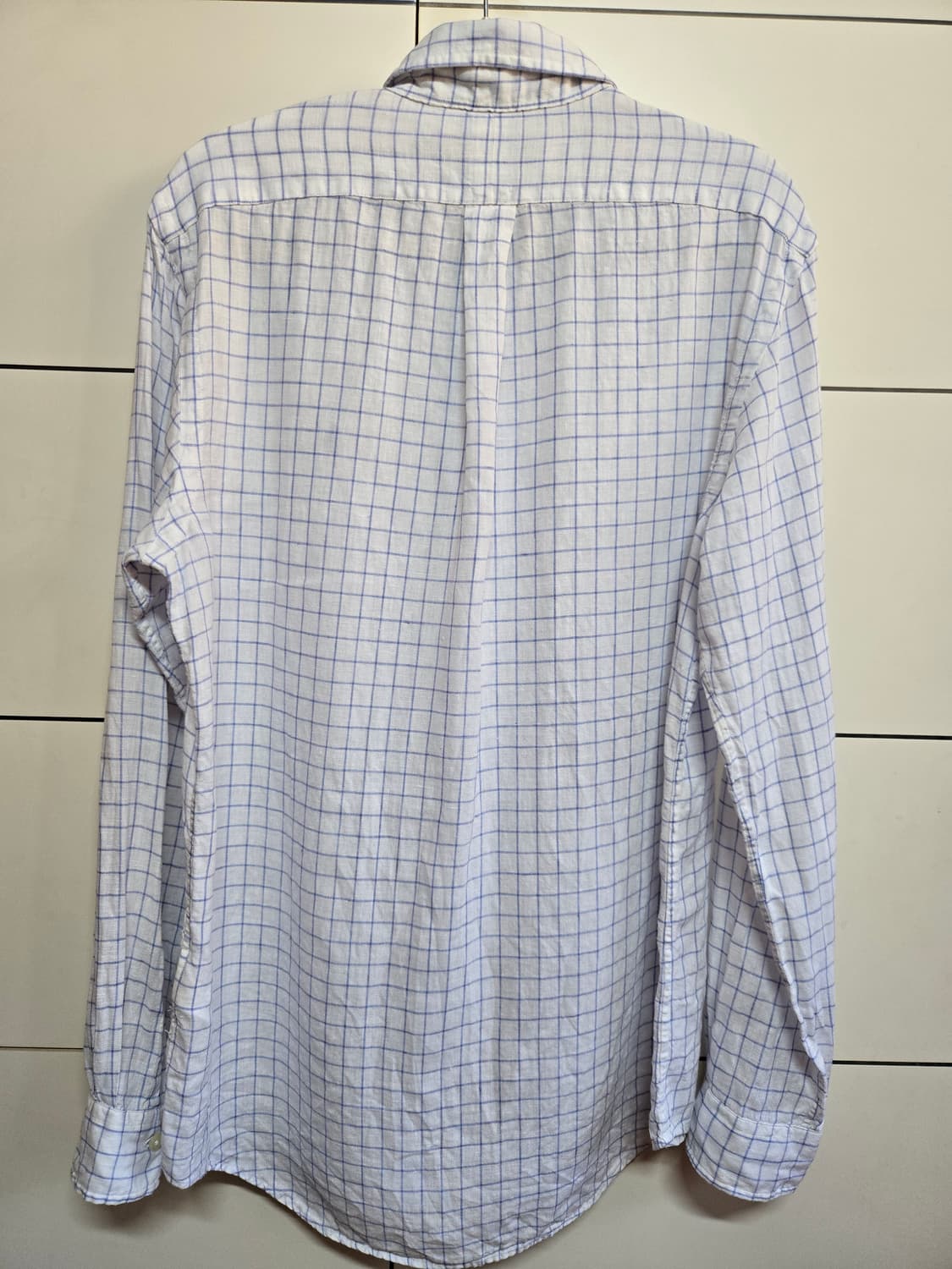 폴로 랄프로렌 남성 체크 린넨 셔츠 상품이미지5