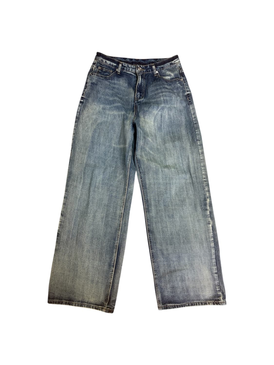 (M) DNSR 시그니처 와이드 데님 팬츠 빈티지 블루 상품이미지1