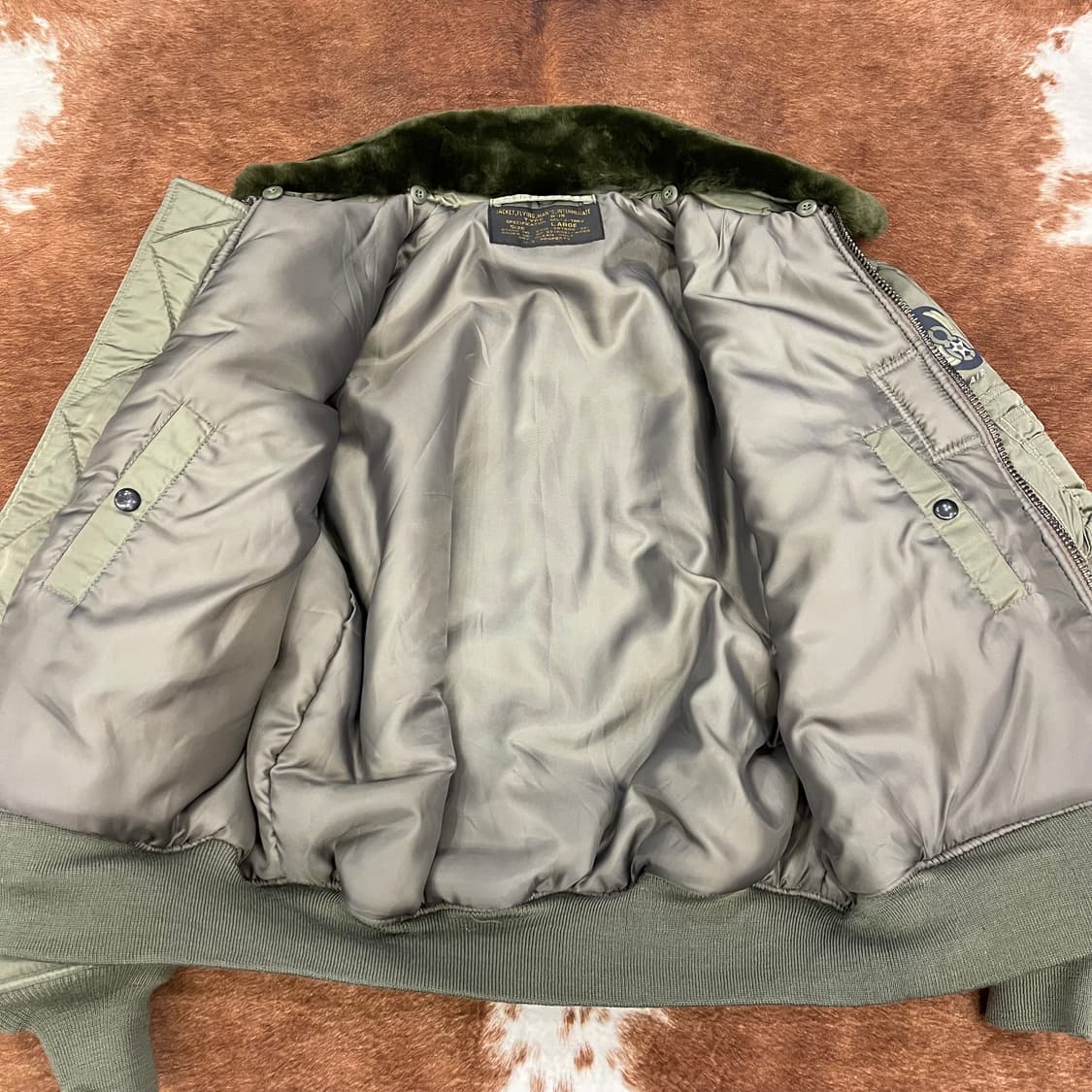 U.S.A.P 타입 b-15 플라이트자켓 (털포함) 상품이미지8