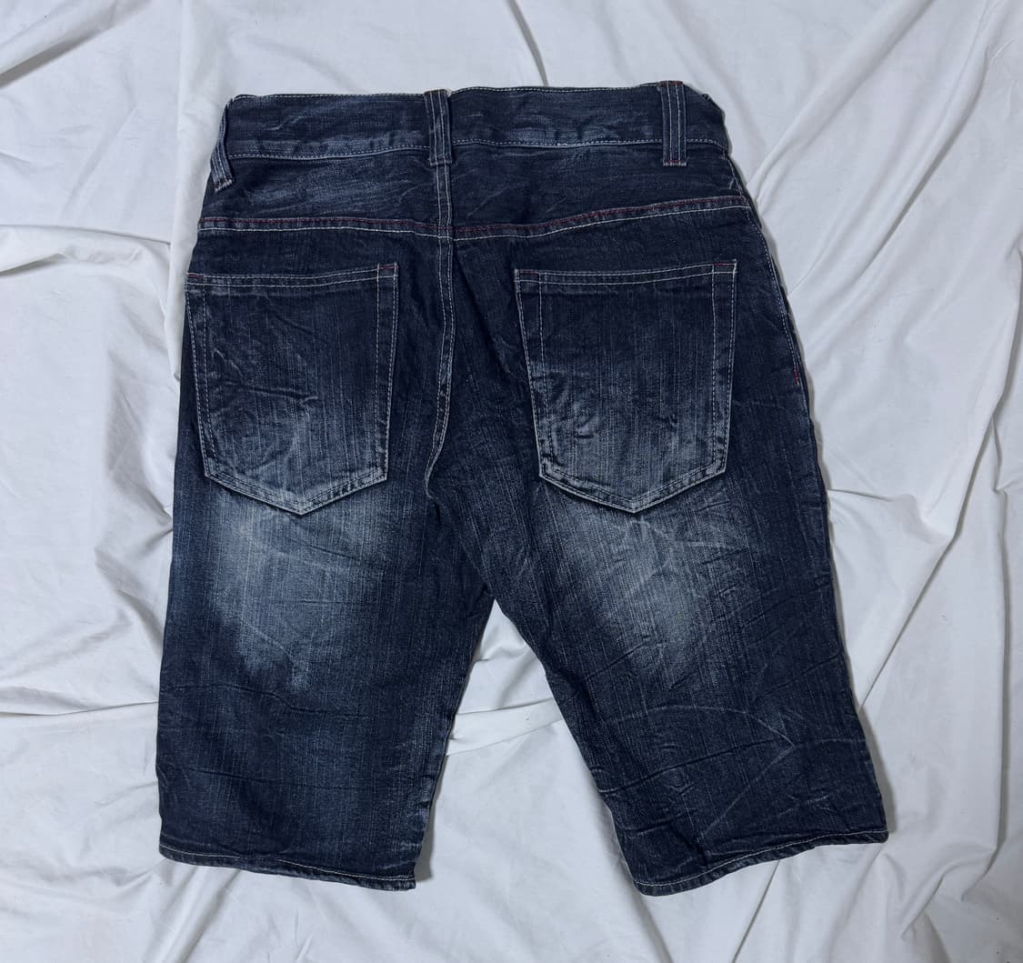 Mild life 레터링 데님 쇼츠 y2k punk 상품이미지2