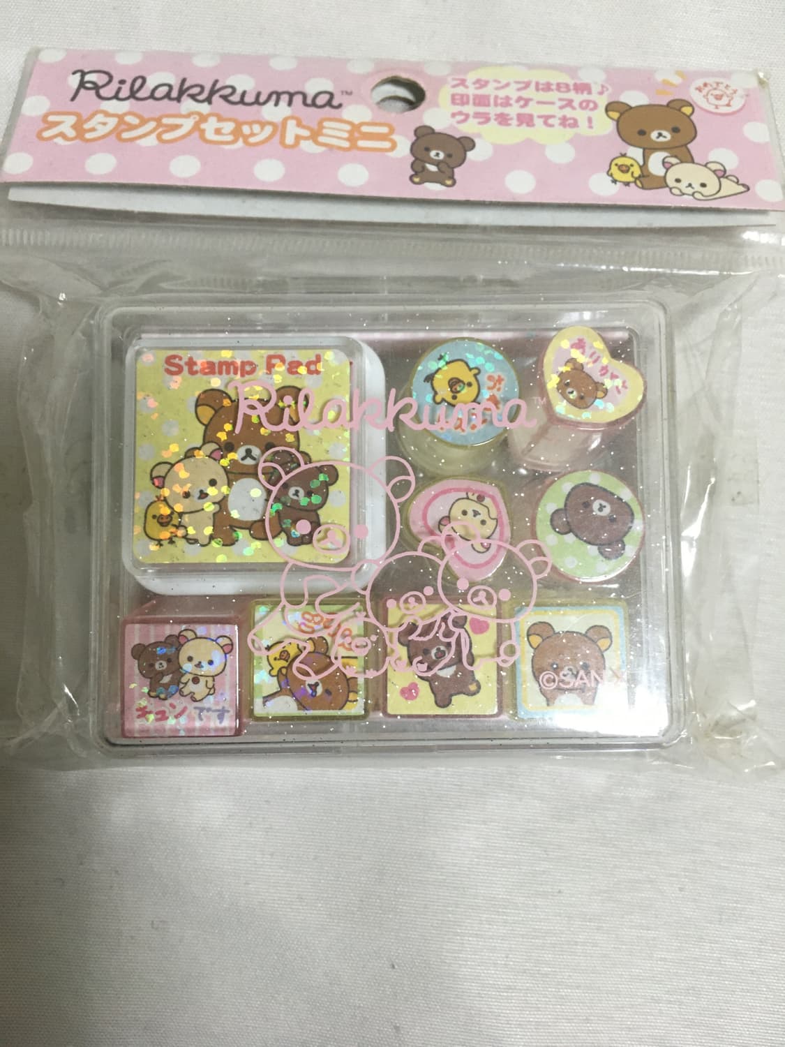 리락쿠마 rilakkuma 패밀리 미니 스탬프 키트 상품이미지2