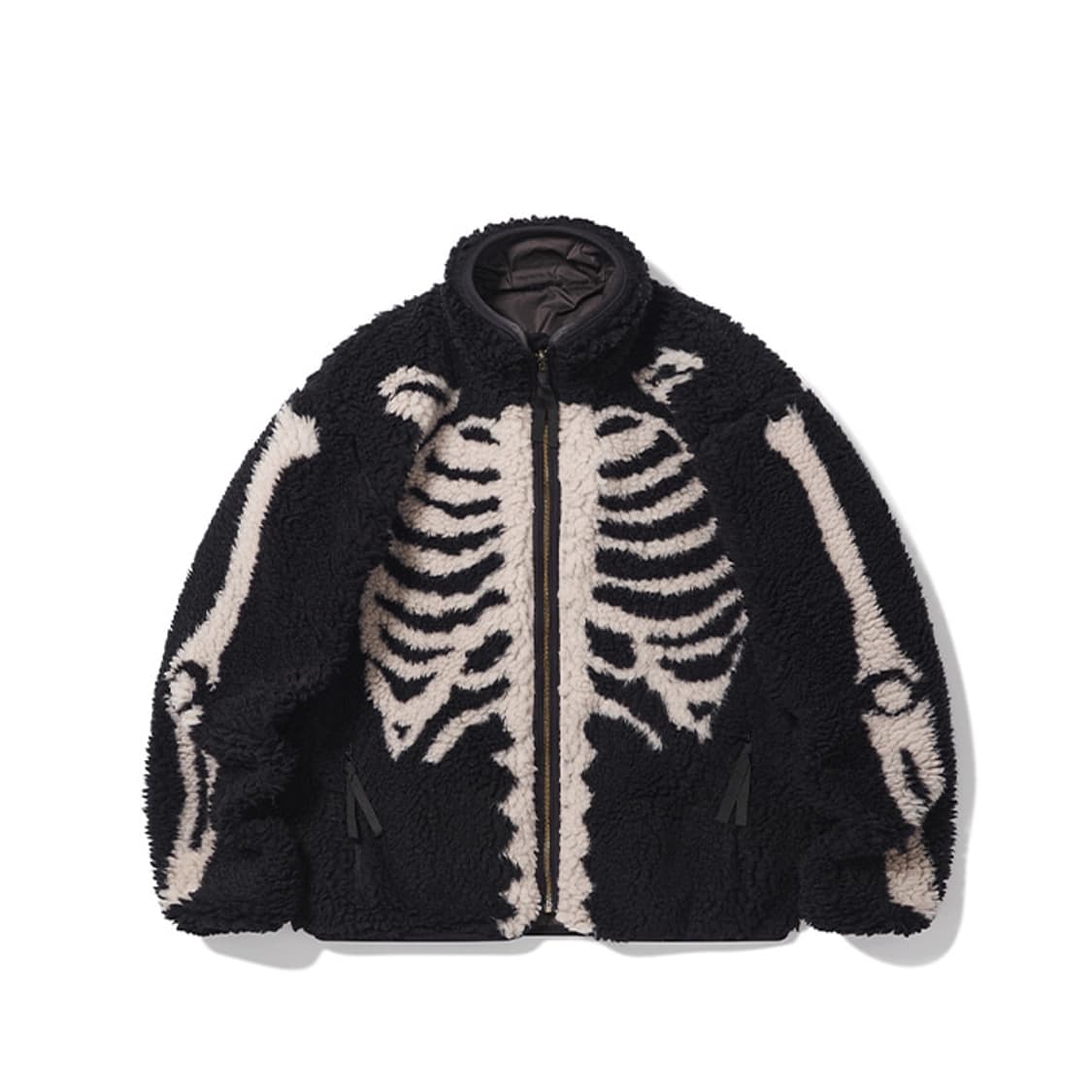 (5) 캐피탈(Kapital) 본 보아 후리스/플리스 리버시블 블랙 상품이미지1