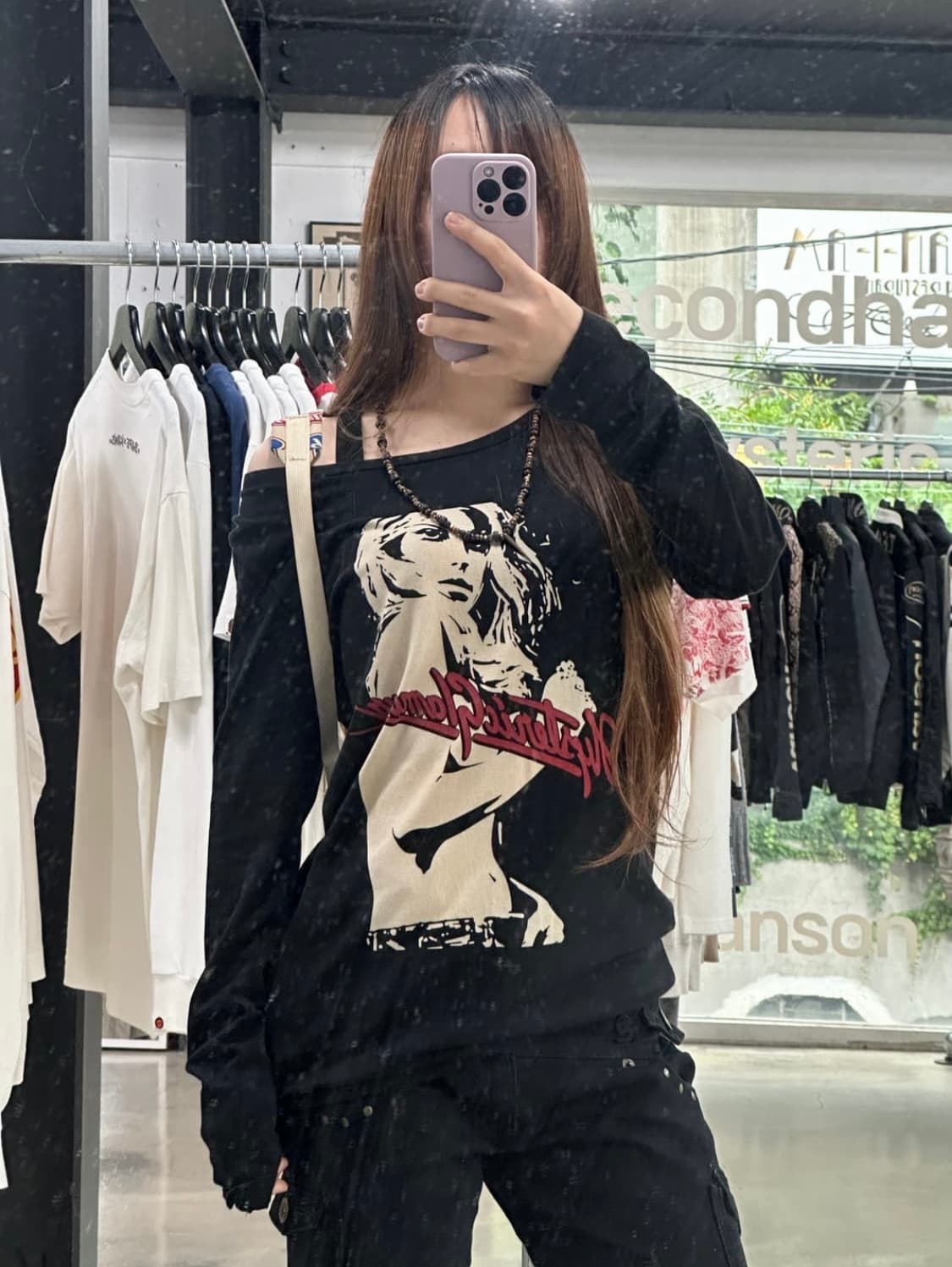 히스테릭 글래머 롱슬리브 원피스 상품이미지3