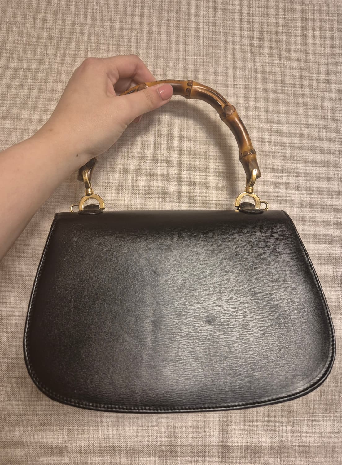 구찌 뱀부 탑핸들백 스몰 (정품) 상태최고 급처분!!! 상품이미지3