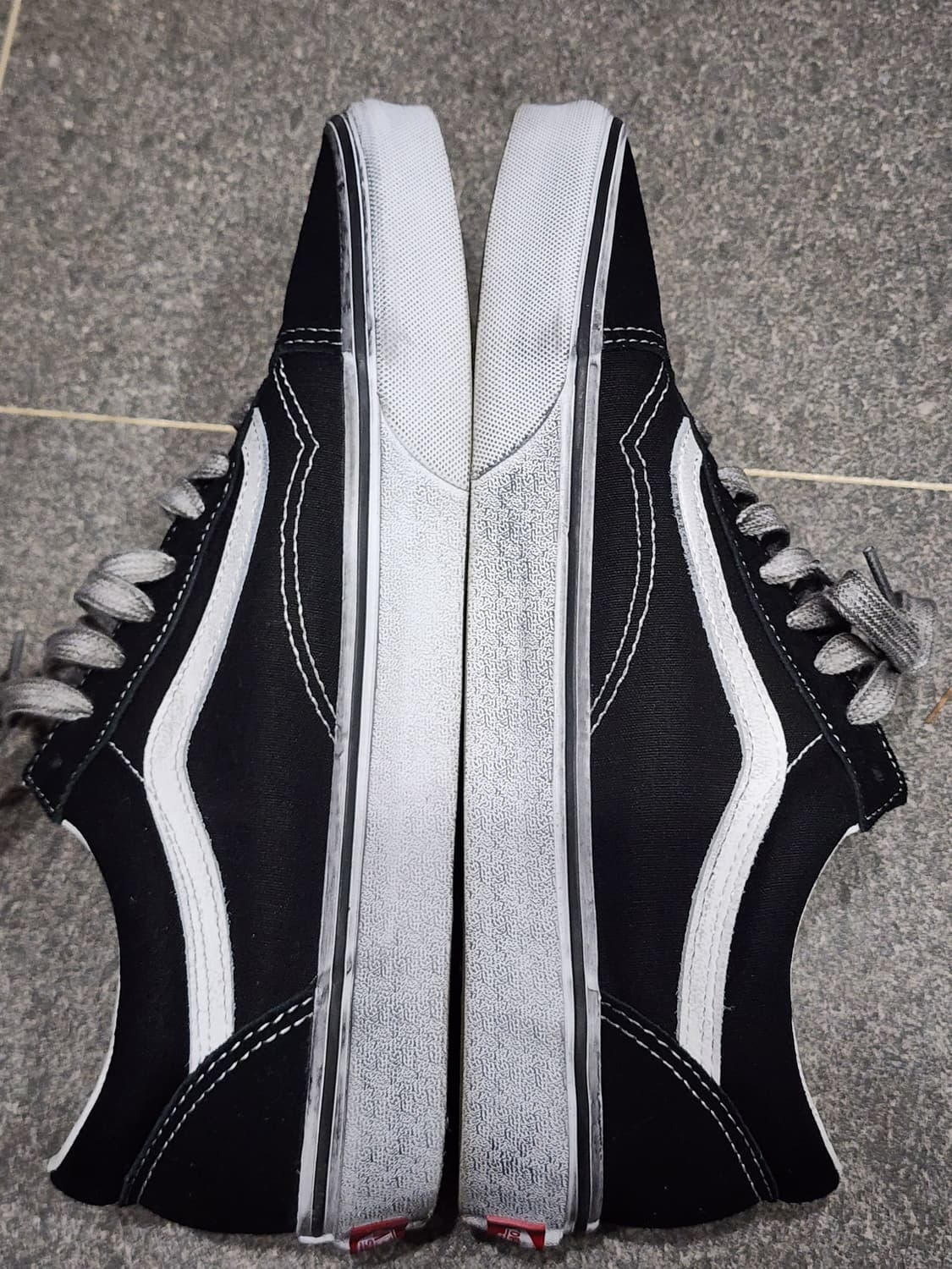 반스 올드스쿨 디스트레스드 290 블랙 상품이미지4