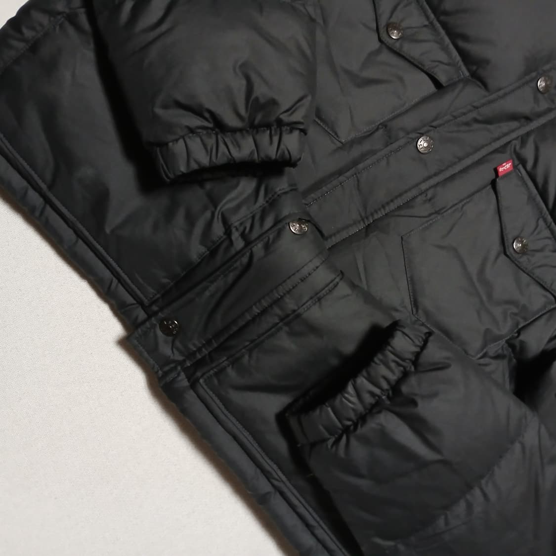 levis 리바이스 웨스턴 푸퍼 다운 패딩 자켓 블랙 상품이미지9