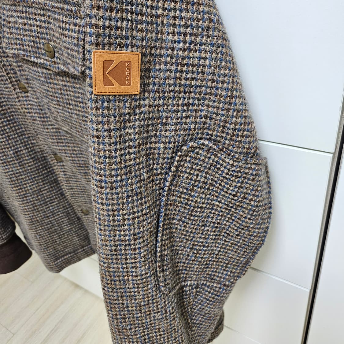 (새상품급) 코닥 브라우니 울자켓 점퍼 브라운 남여공용 M 상품이미지3