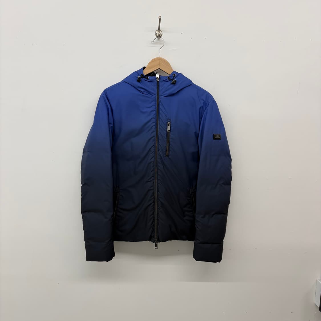 A|X 아르마니 익스체인지 블루 패딩 점퍼 남M 상품이미지1