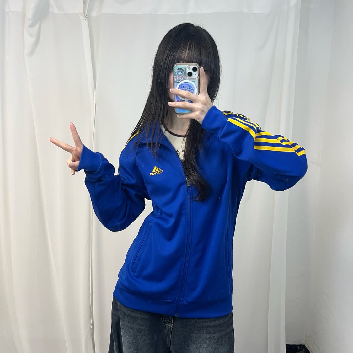 Adidas blue yellow jersey 상품이미지2