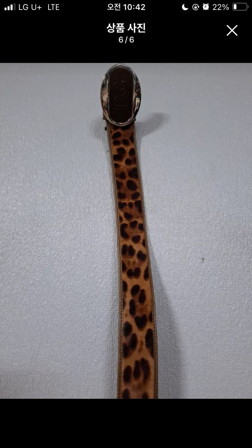 돌체앤가바나 레오파드 송치벨트 상품이미지5