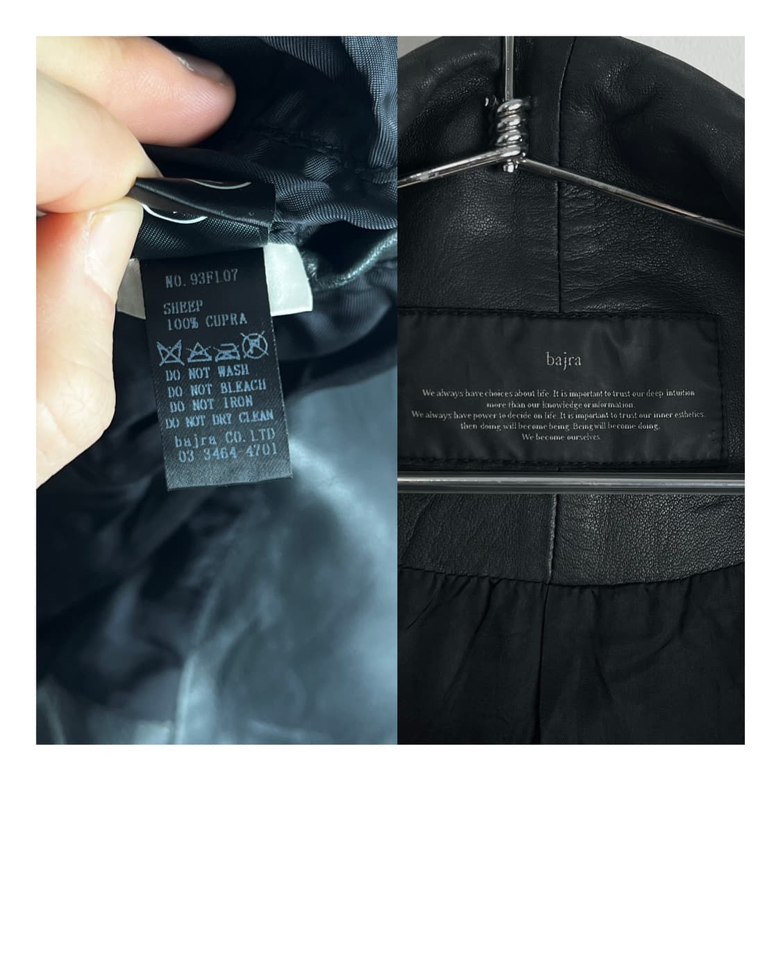 (예약)바즈라 (Bajra) SHEEPSKIN LEATHER JACKET 상품이미지10