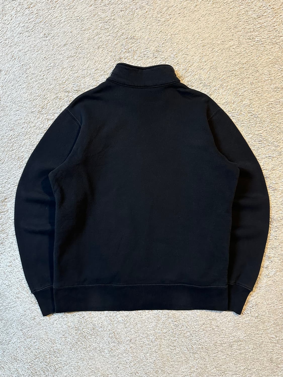 15FW 슈프림 SUPREME 하프집업 맨투맨 블랙 상품이미지3