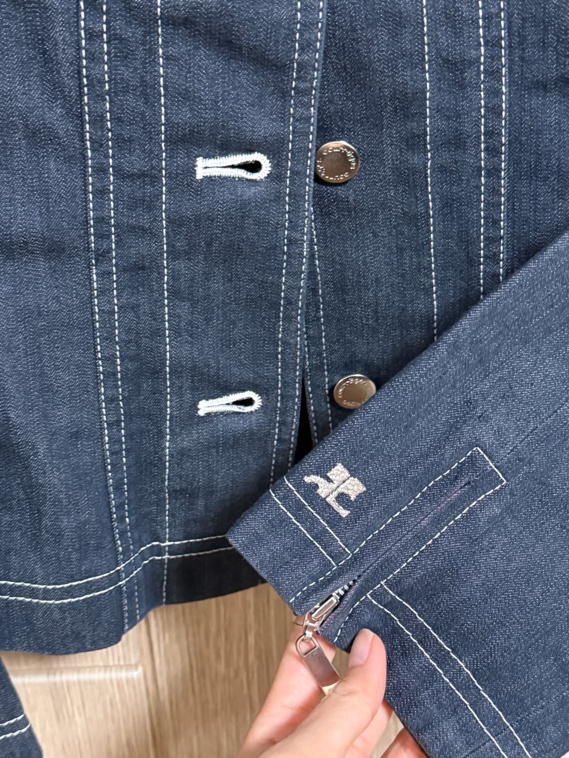Courrèges 데님 자켓 상품이미지2