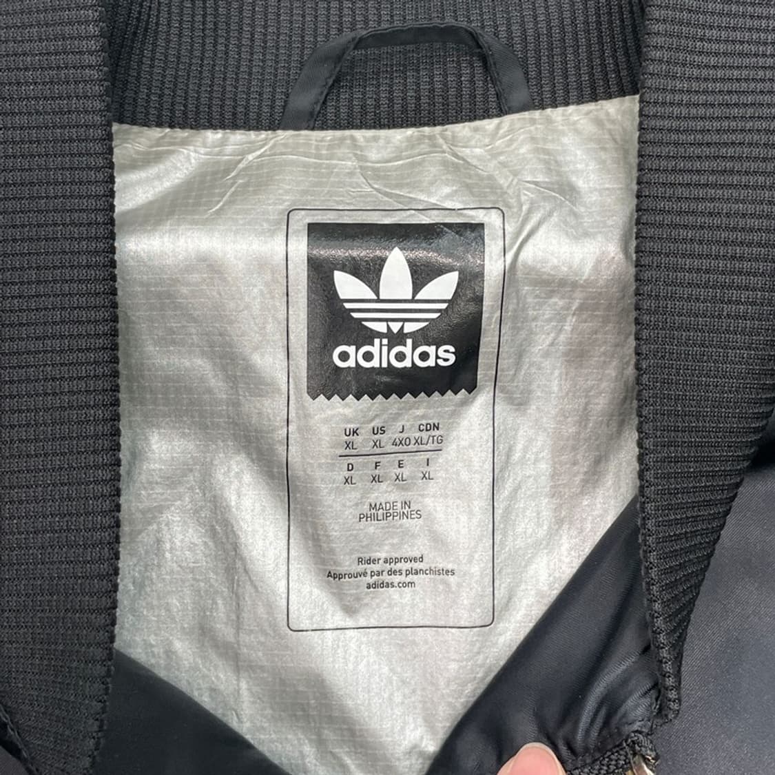 ADIDAS 바시티 자켓 블랙 XL 상품이미지6
