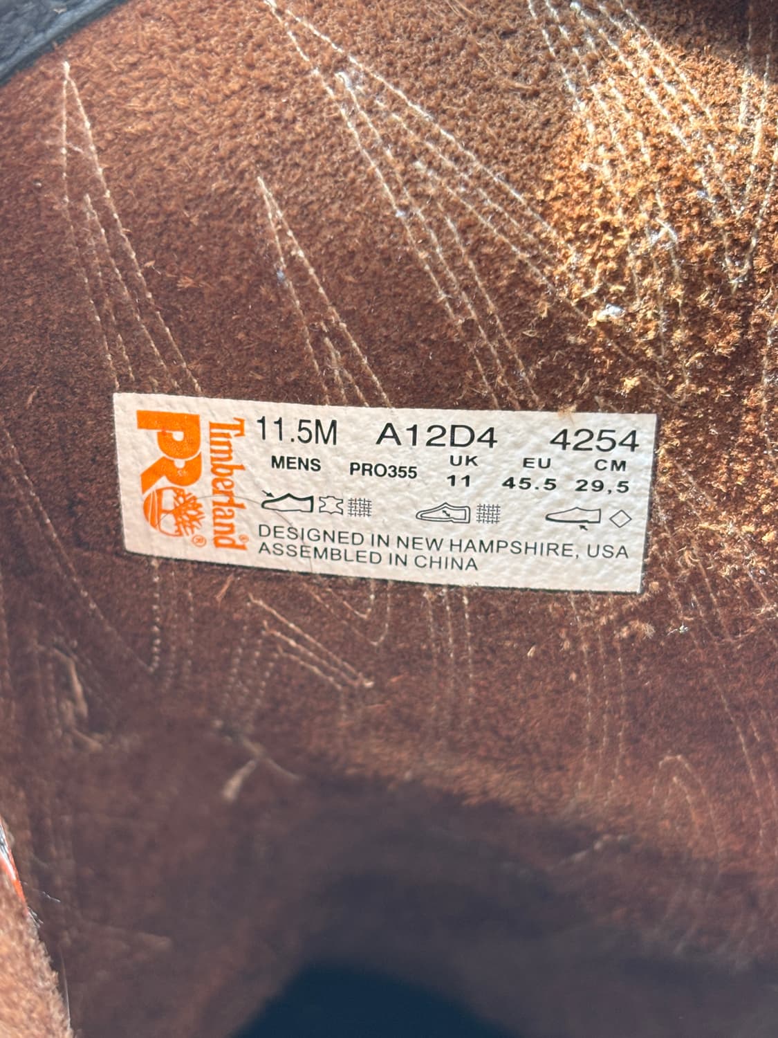 빈티지 팀버랜드 웨스턴 워크부츠 US11.5/295 엔지니어 바이커 상품이미지8