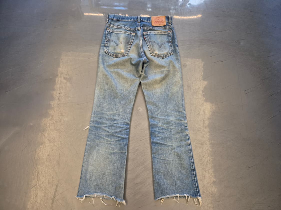 90s 리바이스 517 하드 디스트레스드 부츠컷 팬츠 상품이미지2