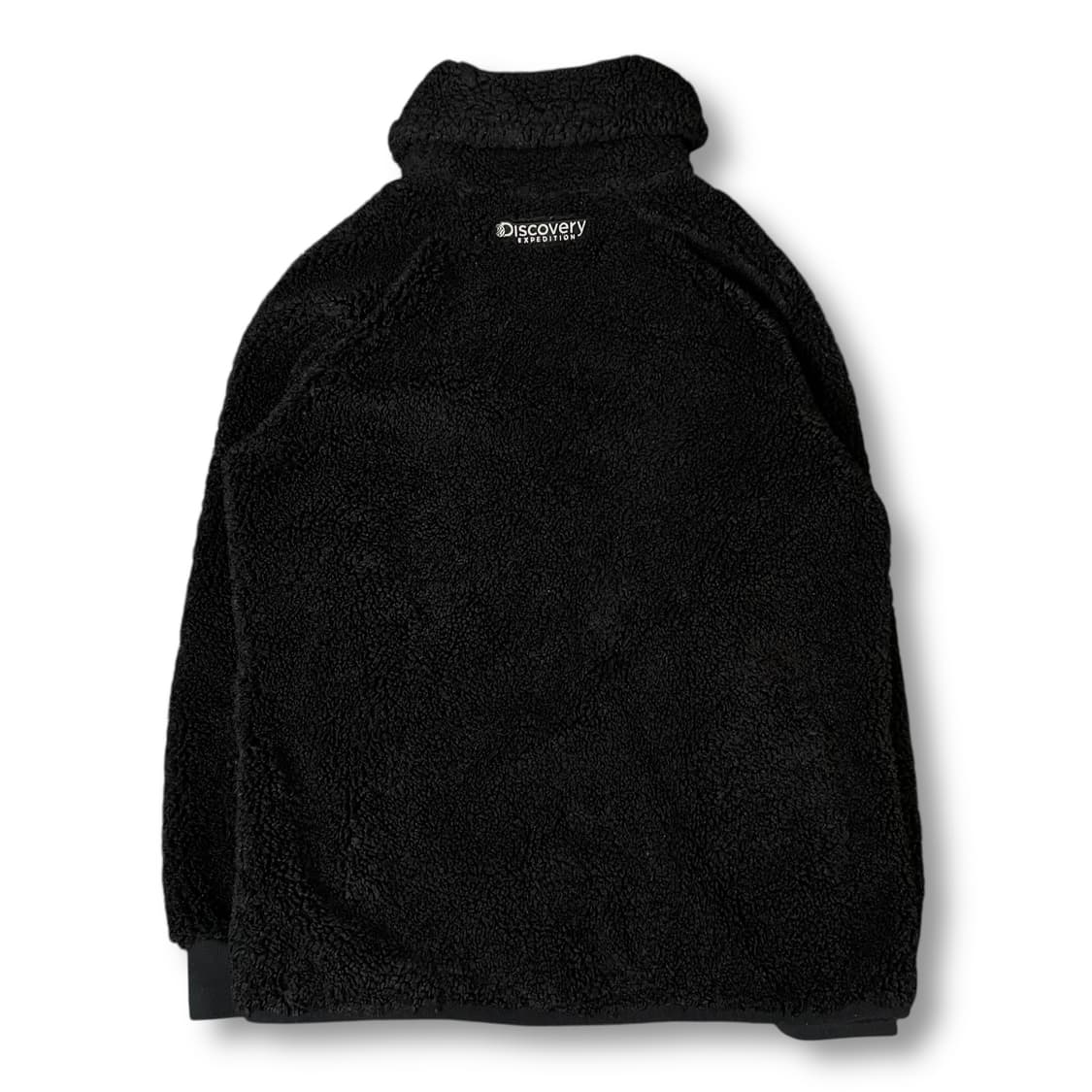 디스커버리 블랙 뽀글이 집업 자켓 90 상품이미지2