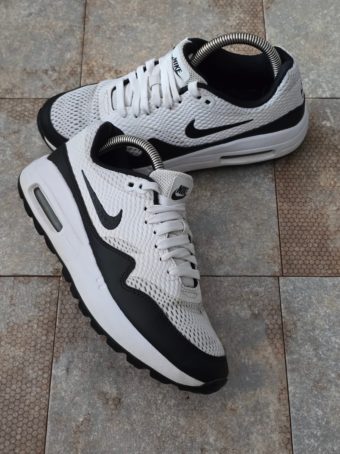 (235)나이키 에어맥스 1 g 흰검  상품이미지8