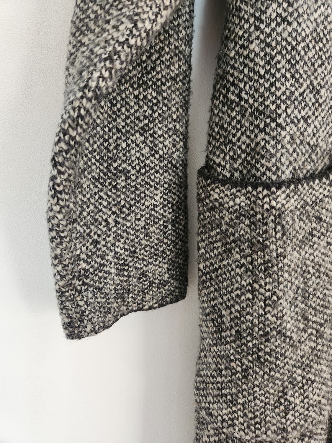 여자 유니클로 트위드니트 가디건 M 상품이미지5