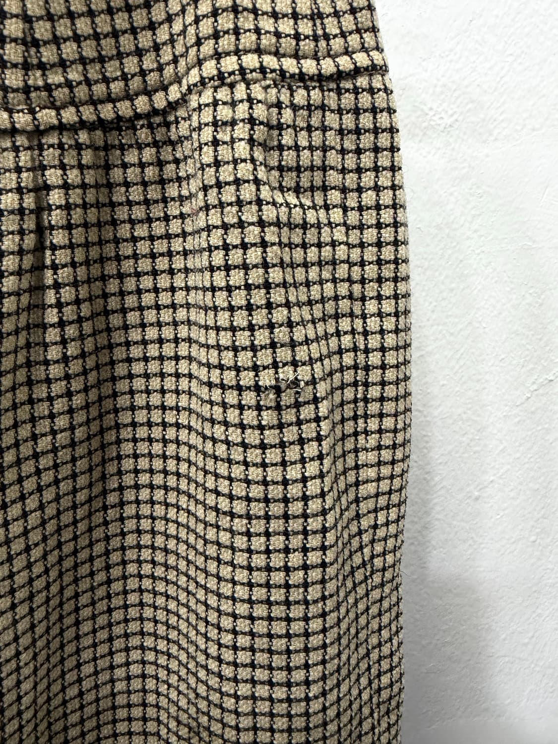 정품) 발렌티노 체크 패턴 자켓 스커트 셋업 6 상품이미지7