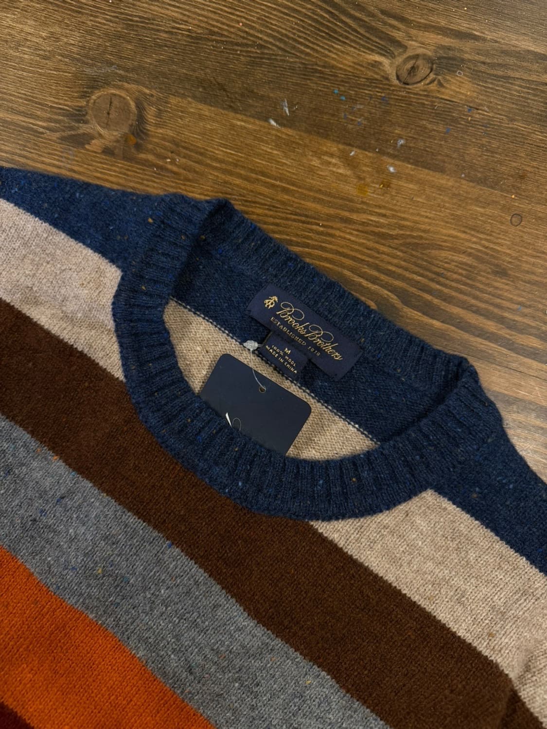 브룩스 브라더스 셔틀랜드울 니트 100 상품이미지7