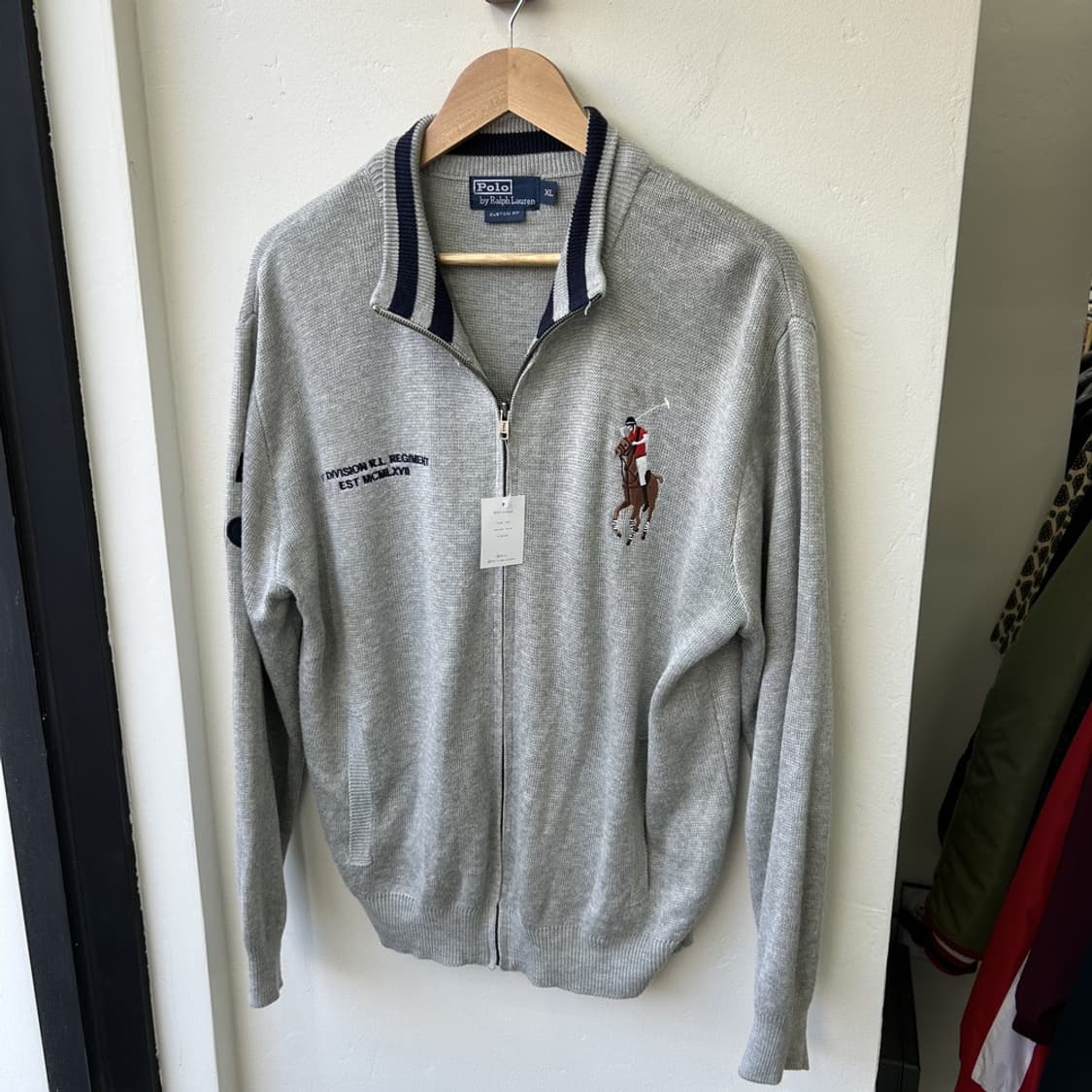 15570 - 폴로 랄프로렌 빅로고 니트 집업 상품이미지2