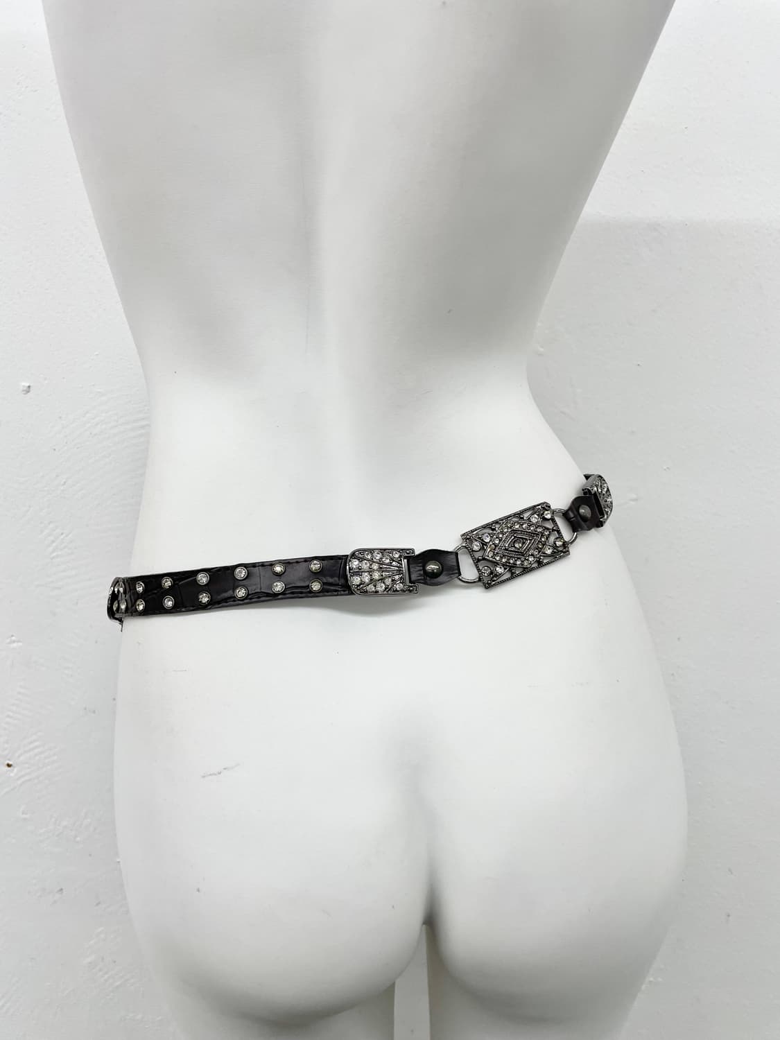 블랙페어리 큐빅 체인 버클 벨트 상품이미지3