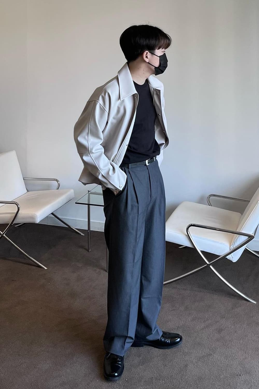 아르반 블루종 봄버자켓 L 상품이미지4