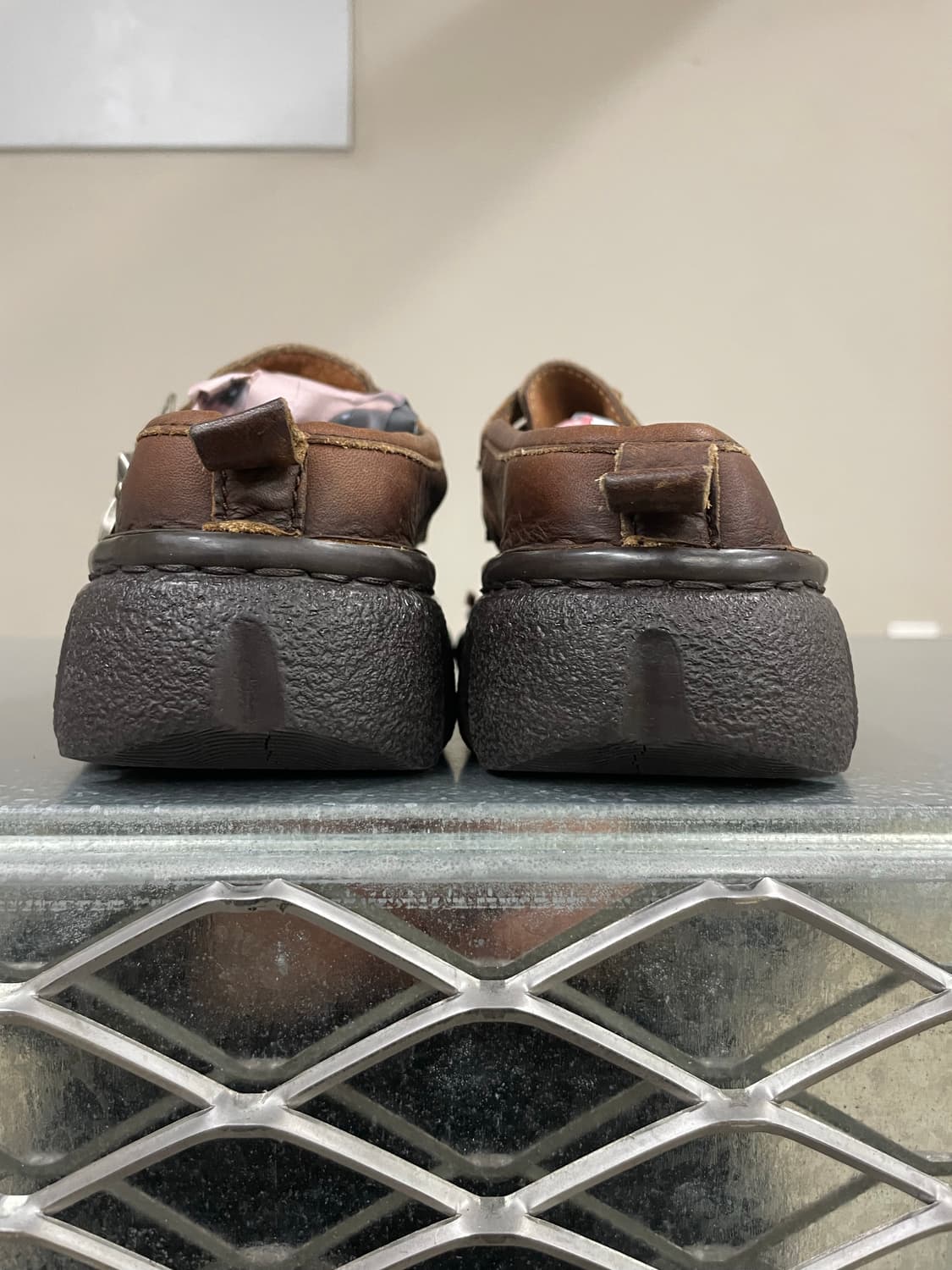 더블 H 부츠 뮬 브라운 38 (gr-4270) 상품이미지3