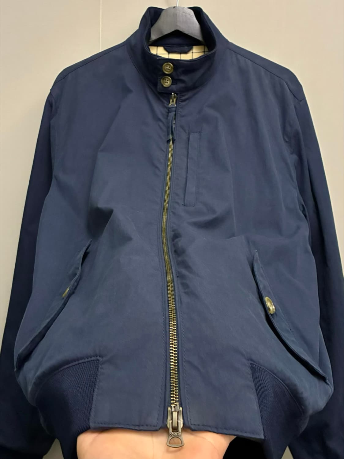 (L/103)J.Crew 제이크루 코튼 나일론 해링턴자켓 바라쿠타 상품이미지4