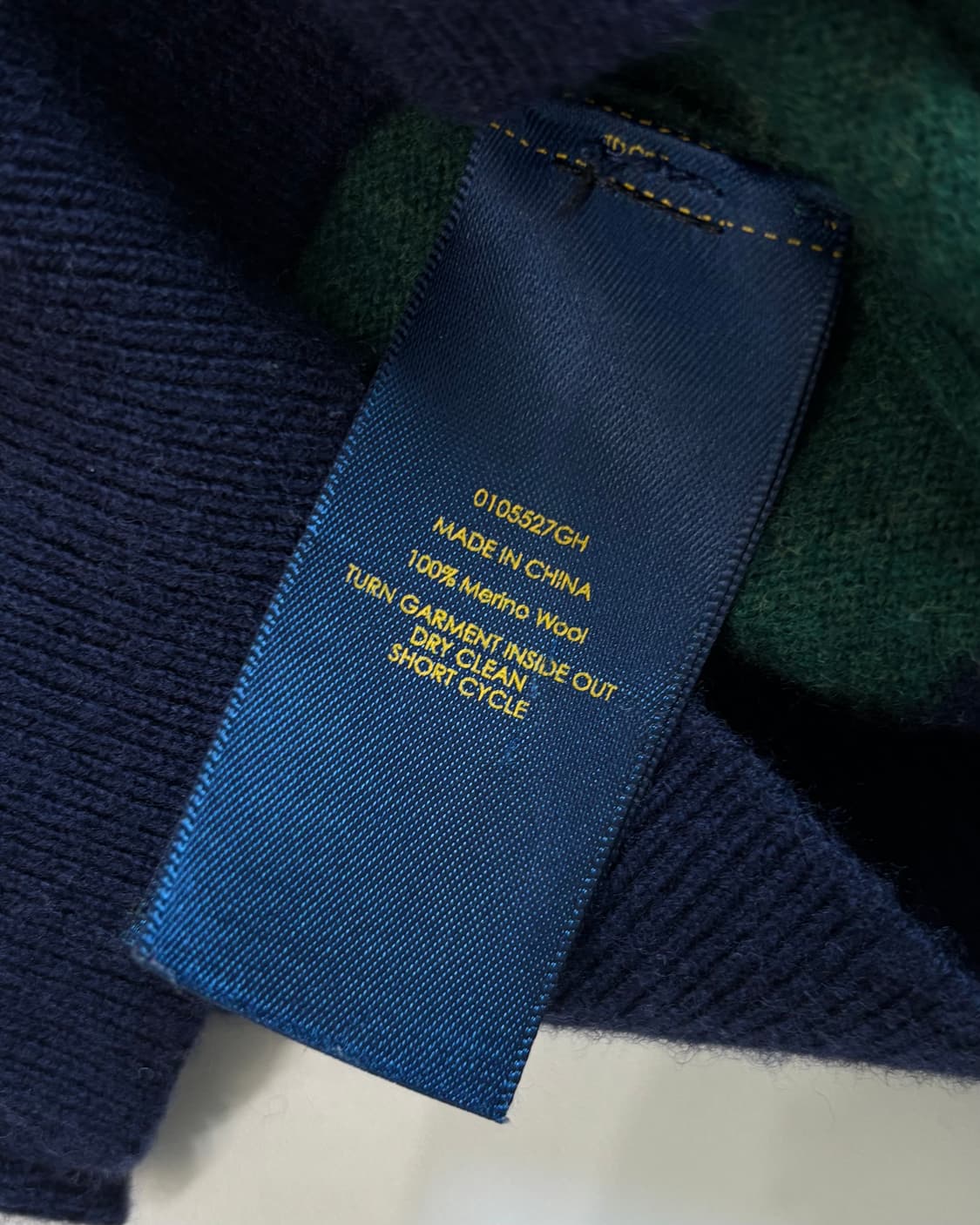 Polo 폴로 랄프로렌 메리노울 단가라 니트 상품이미지5