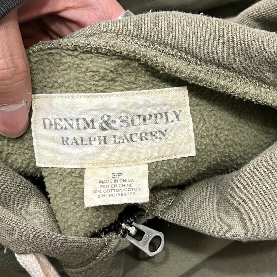  데님앤서플라이 프린팅 후드 집업 y15176 상품이미지7