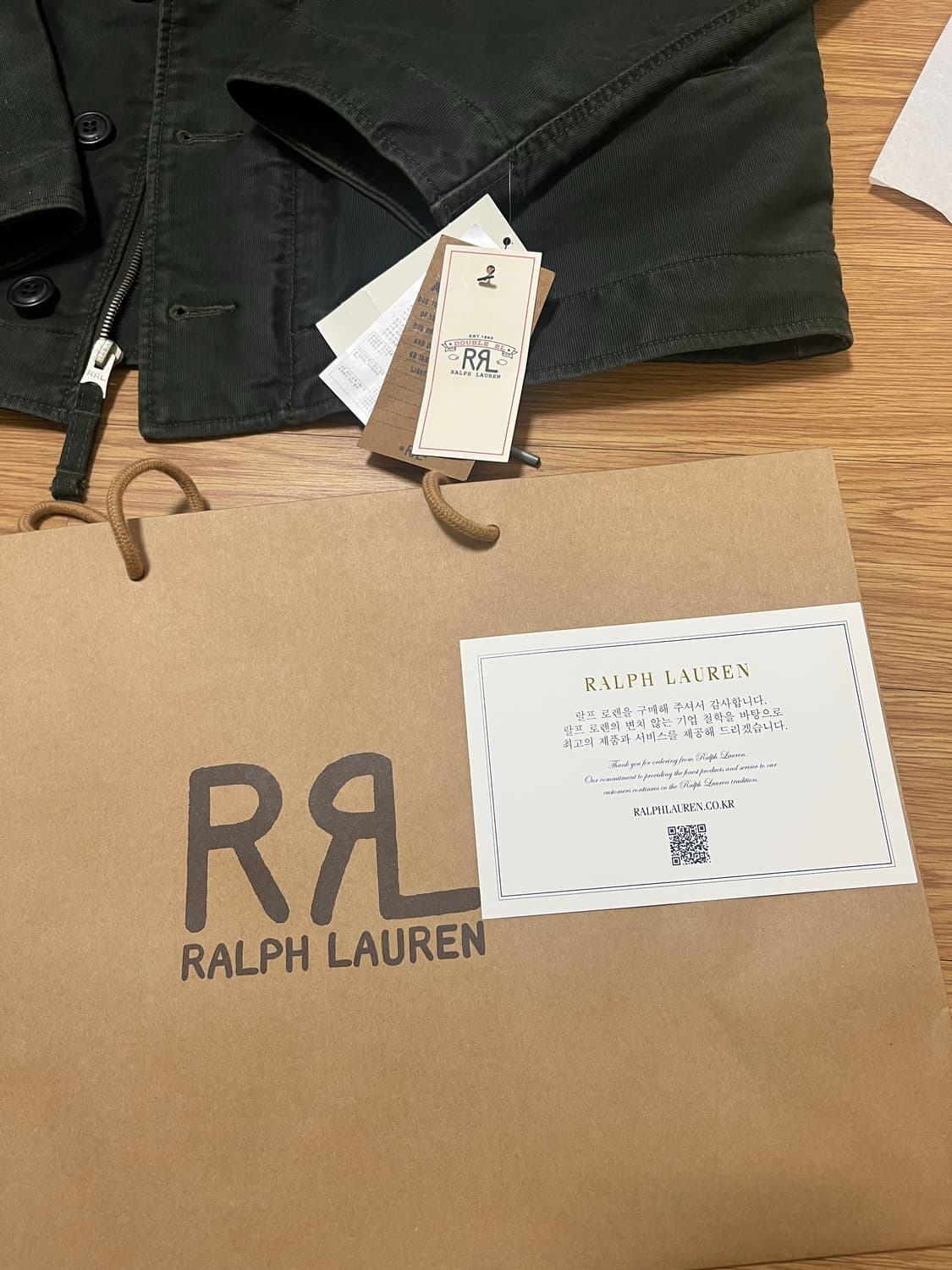 rrl 덱자켓 빈티지 블랙 m사이즈 상품이미지4