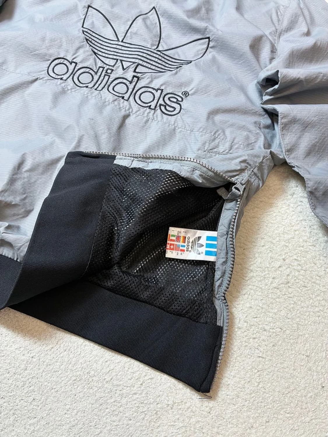 아디다스 90's 트레포일 자수로고 윈드 웜업 PN7432 상품이미지3