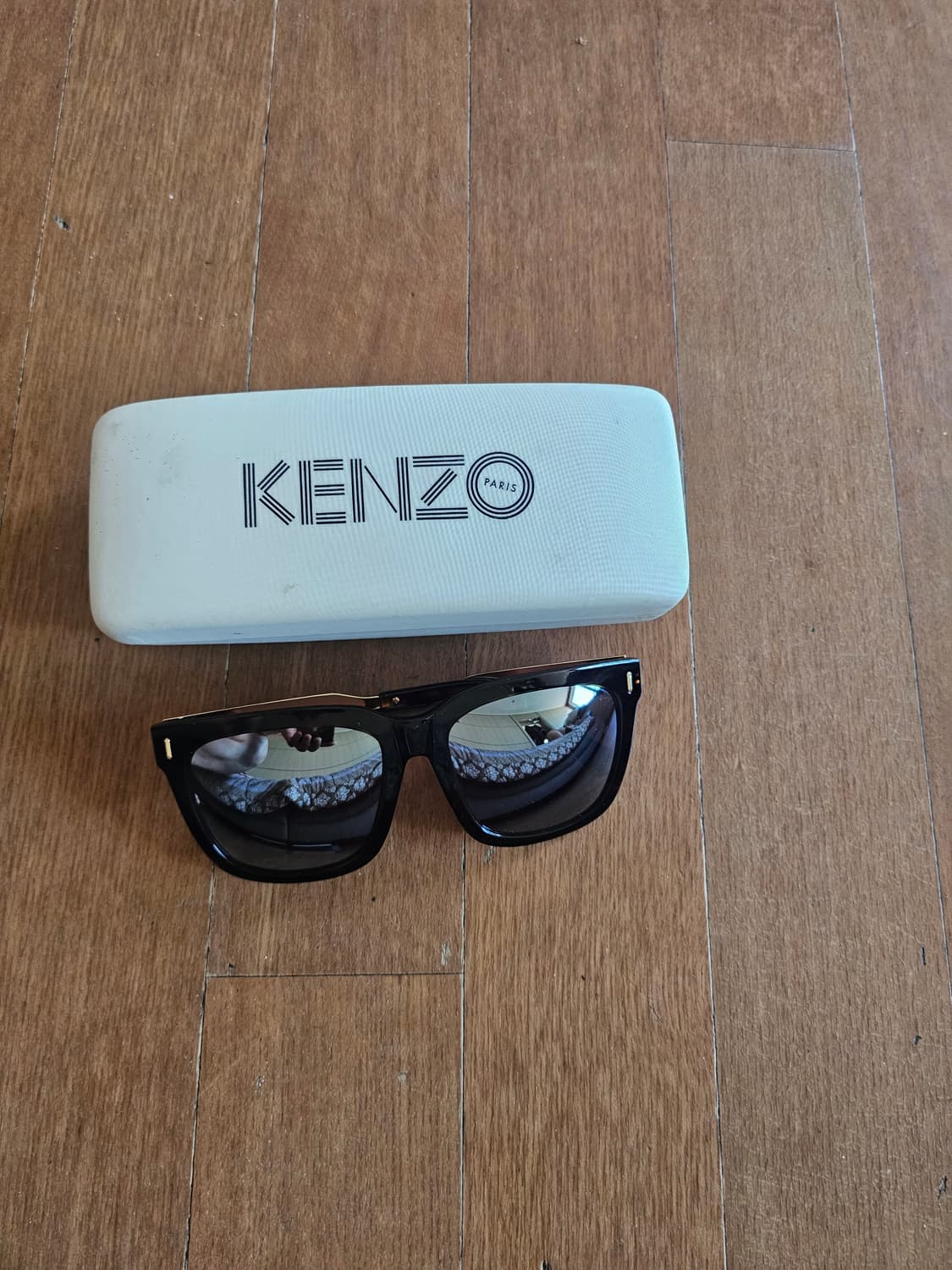 KENZO 겐조 블랙 뿔테 선글라스 상품이미지3