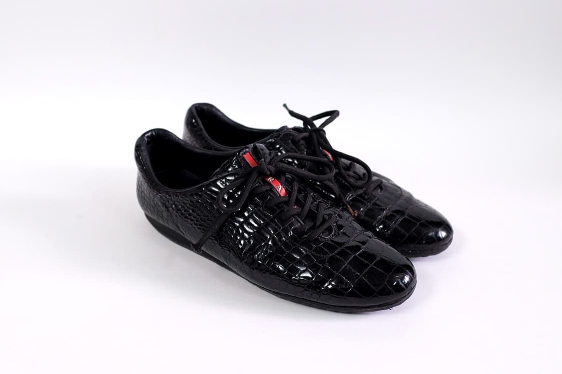 프라다 페이던트 크로크다일 스킨 슈즈 Prada Sport(41) 상품이미지1