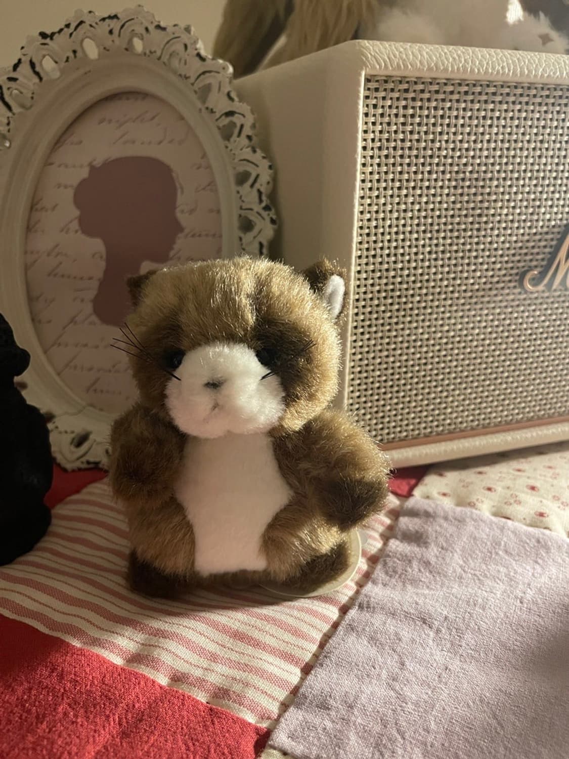 일본빈티지인형 너구리키링 상품이미지1