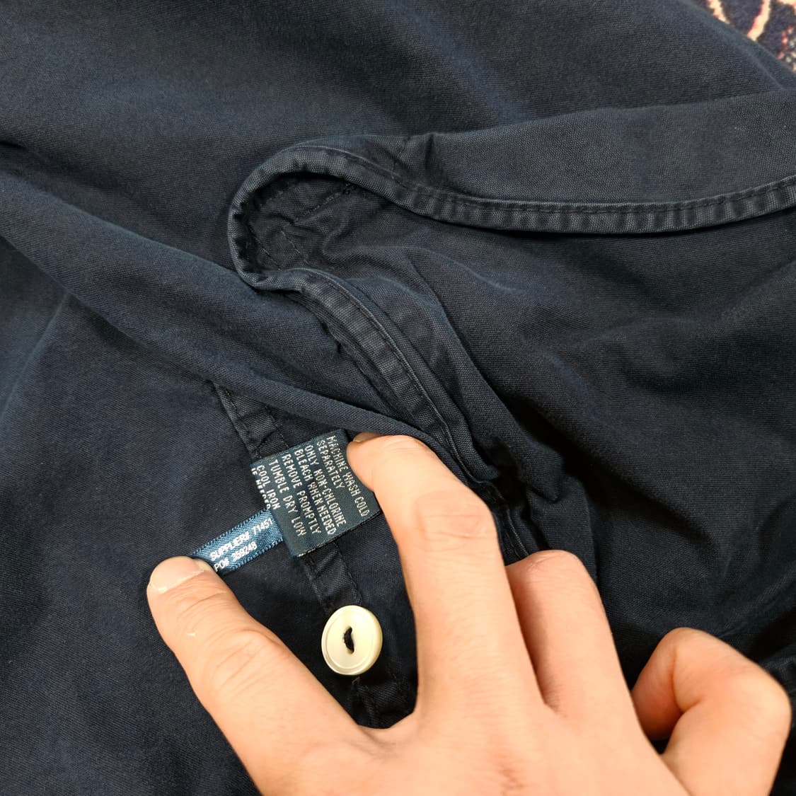 폴로랄프로렌 썬페이드 워시드 코튼 후드 집업 자켓 L  상품이미지10