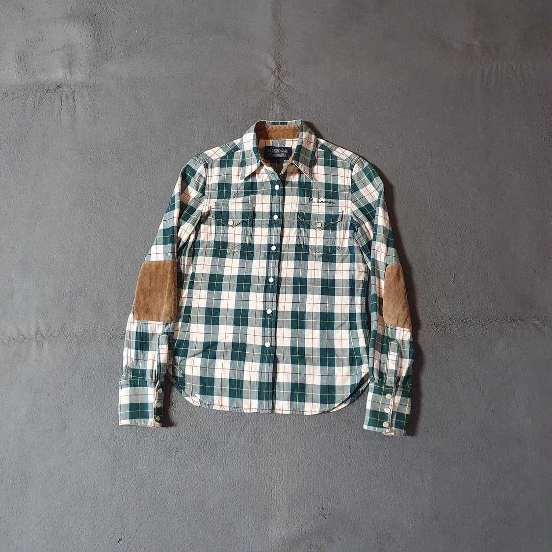 폴로 여성 웨스턴 체크 셔츠 S 상품이미지2