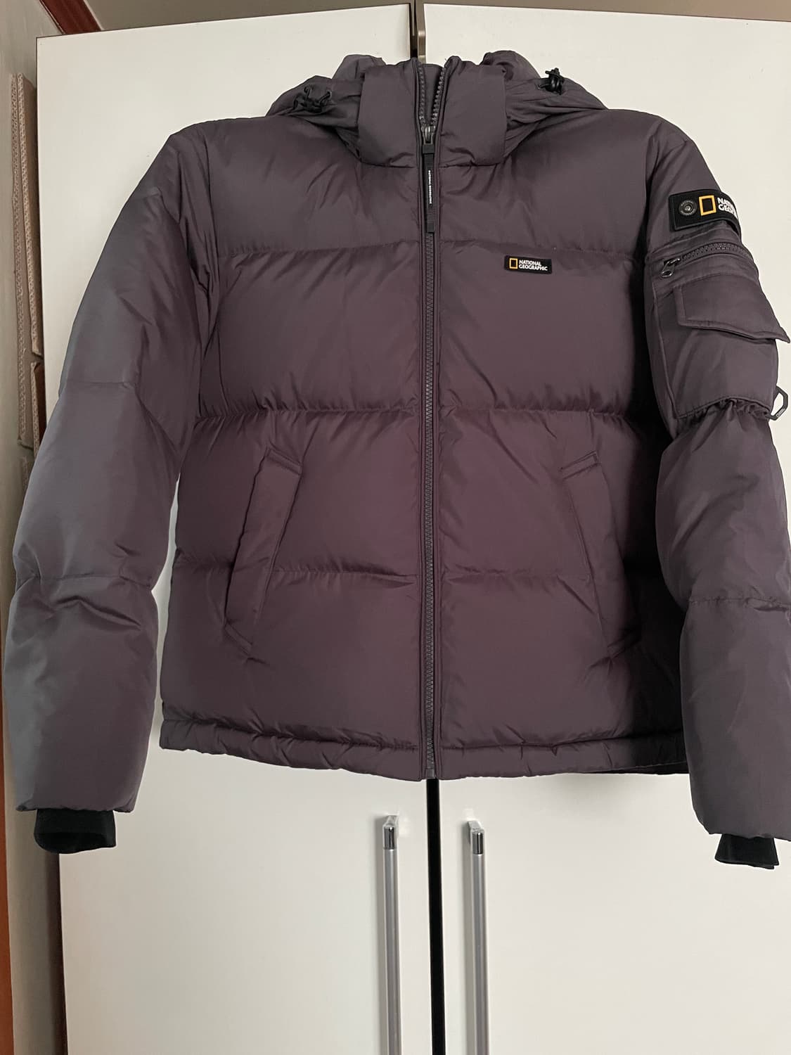 내셔널 지오그래픽 골든몰 덕다운 숏패딩 남녀공용 상품이미지2