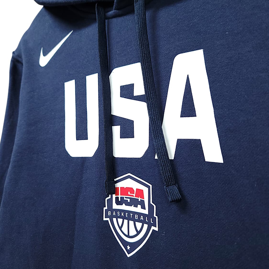 [M] 나이키 네이비 USA 바스켓볼 클럽기모 후드티셔츠 상품이미지4