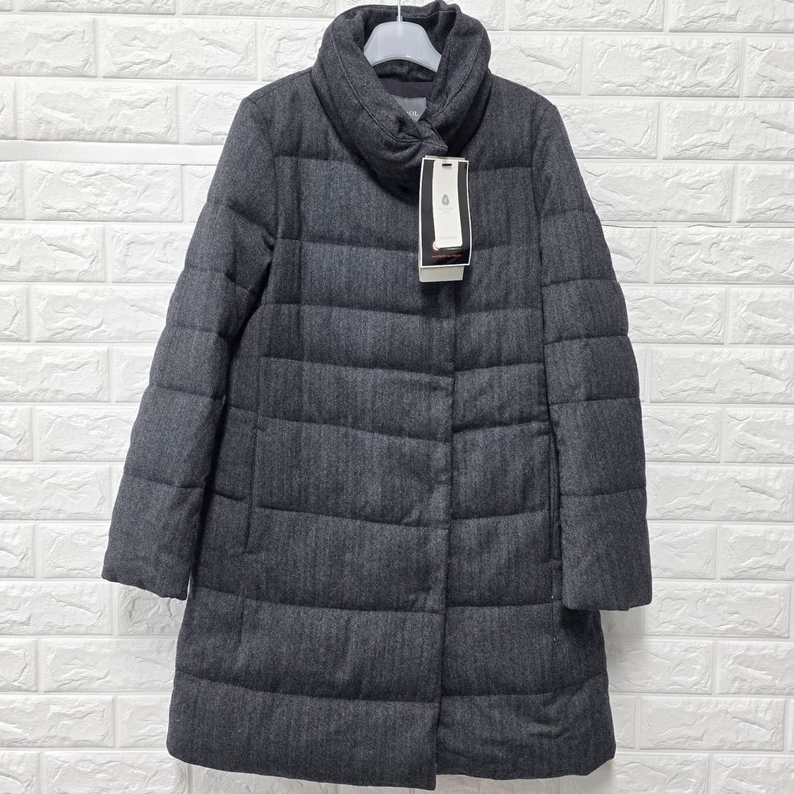 택포//소울 여성 헤링본 다운 코트 새상품 상품이미지1