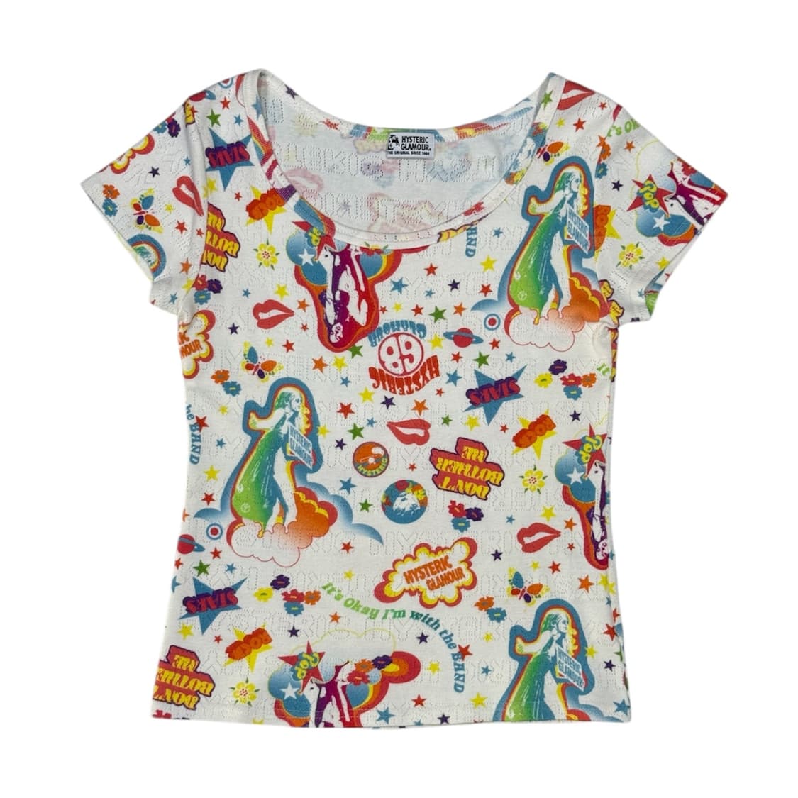 히스테릭 글래머 아카이브 별과 하늘 반팔 티셔츠 상품이미지1