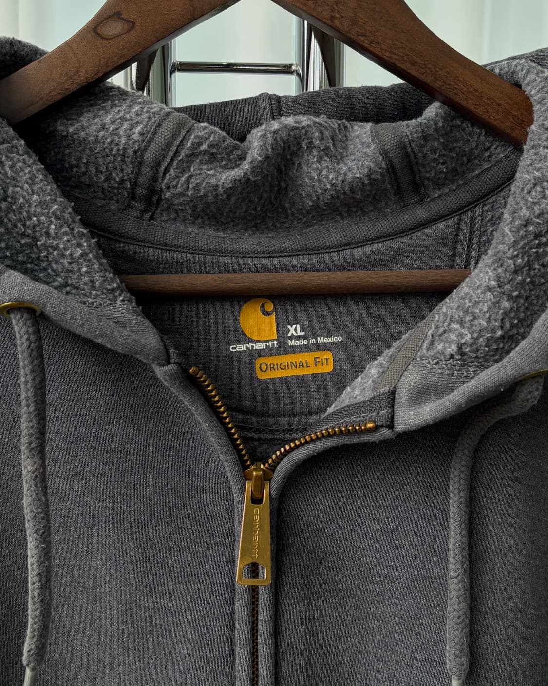 [XL]칼하트 미드웨이트 풀오버 차콜 후드집업 상품이미지8