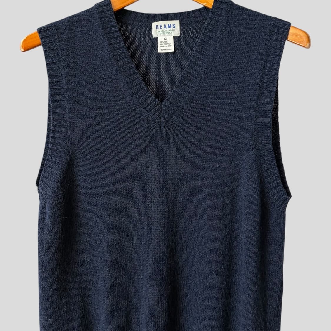 (M)Beams 빔즈 울 니트 베스트 상품이미지2