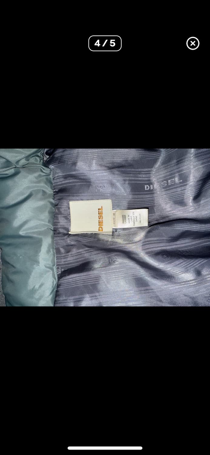 디젤 숏패딩 점퍼 아우터 상품이미지4