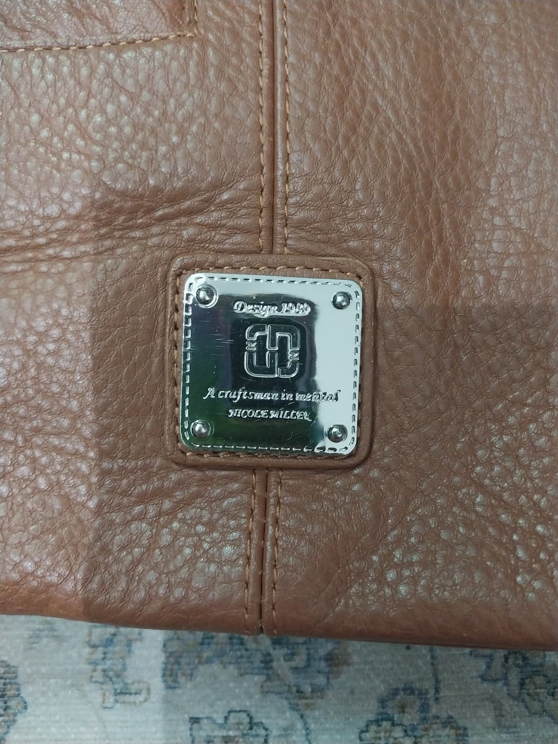 니콜밀러 브라운 래더 복조리백 (토트백 / 숄더백 가능) 상품이미지7