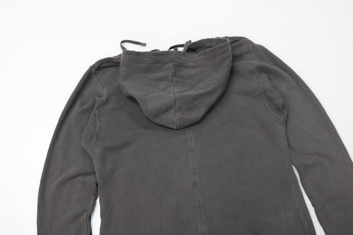 RAPUA 라푸아 빈티지 워싱 피그먼트 차콜 후드 집업 (L) 상품이미지8