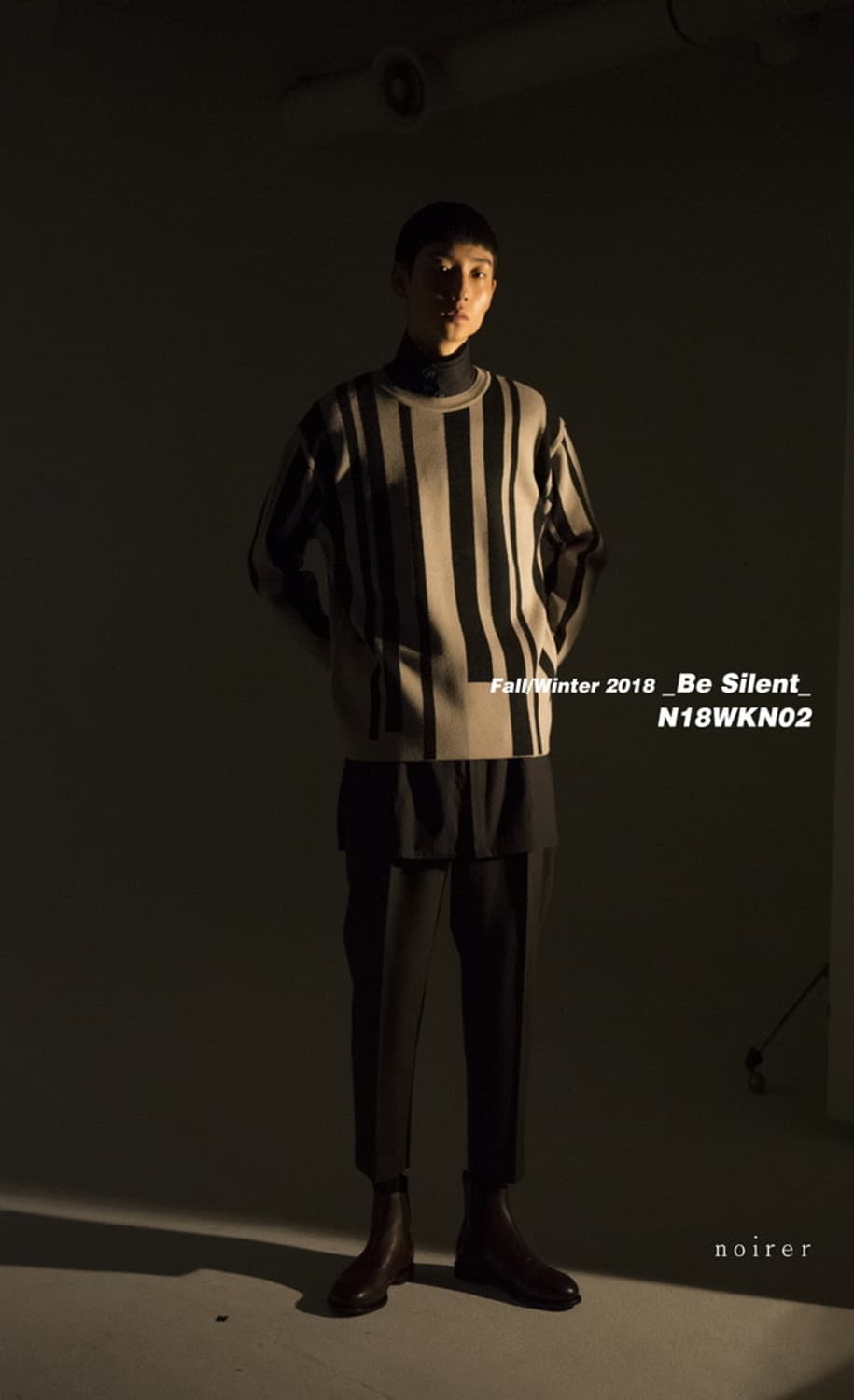 노이어 멀티 블럭 스트라이프 니트 (N18WKN02) 상품이미지5