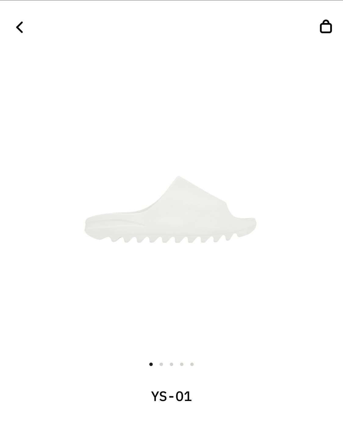 Yeezy slide ys-01 화이트 size 11 상품이미지1